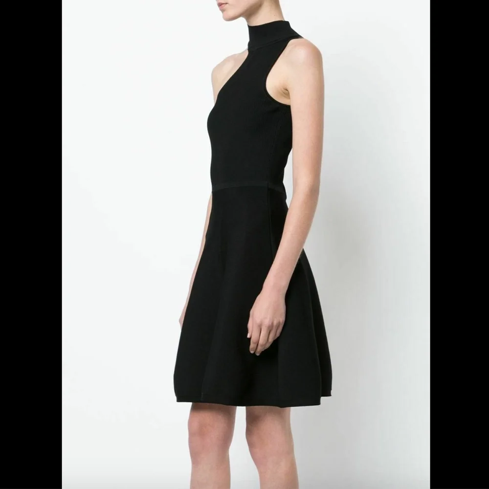 NW! $995 Cushnie‎ high neck asymmetric cutout dress